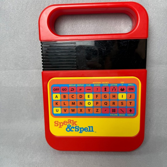 Basic Fun Other - Basic Fun Speak & Spell Electronic Retro Educational Toy Red 03887